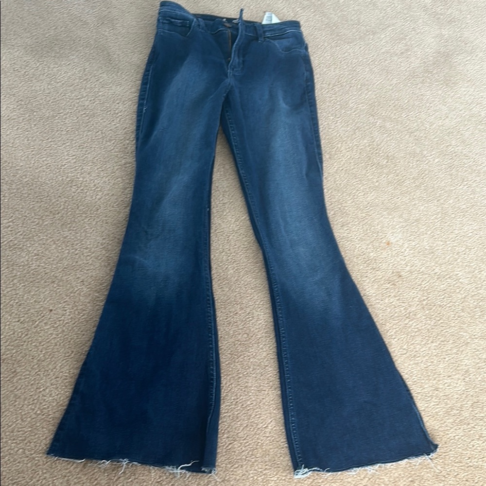 Brand New Hollister Navy Flare Jeans